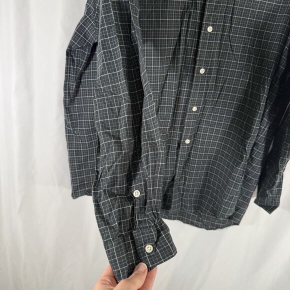 Ralph Lauren Blake Shirt Men's XL Black Plaid Collared Long Sleeve Button Down - Picture 6 of 10